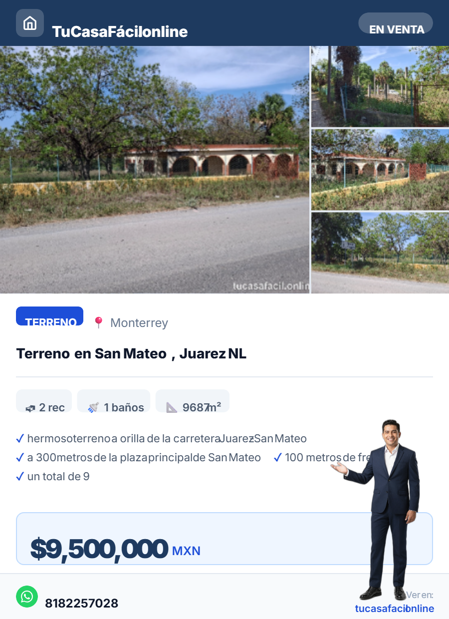 Terreno en venta en San Mateo, Juárez, foto 8