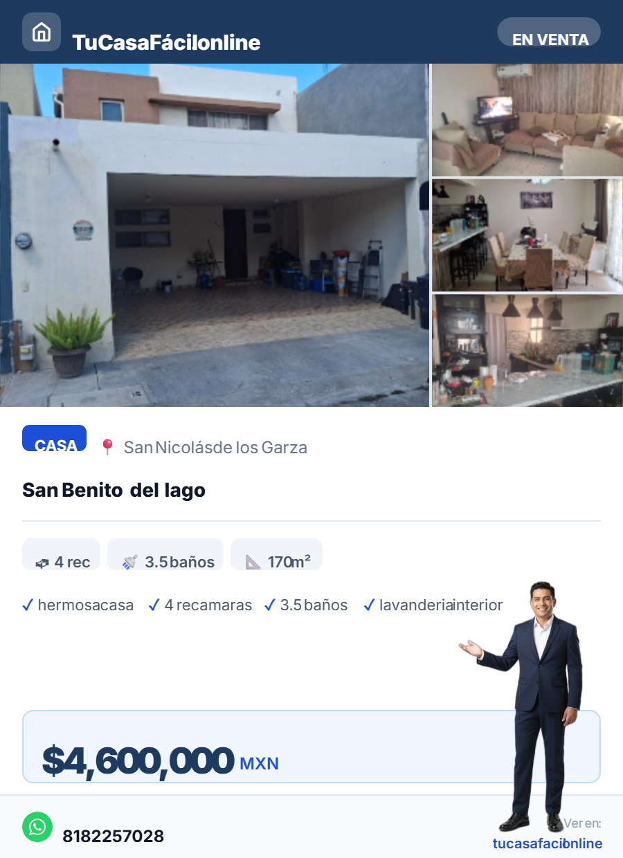 Casa en venta en San Benito del Lago, San Nicolás de los Garza, foto 8