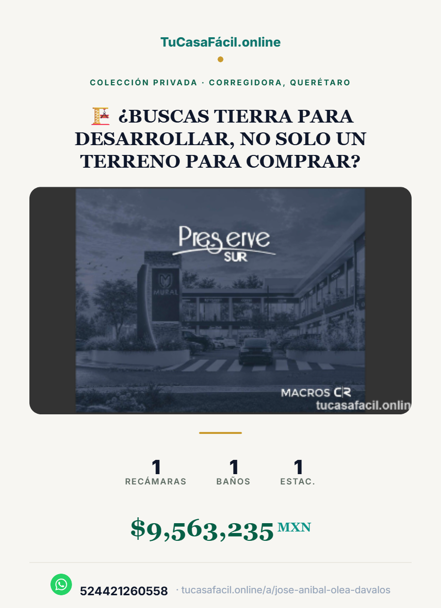 Terreno en venta en arrollo hondo, Corregidora, foto 1