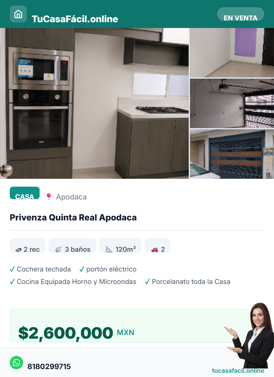 Casa en venta en Privenza Quinta Real, Apodaca, foto 1