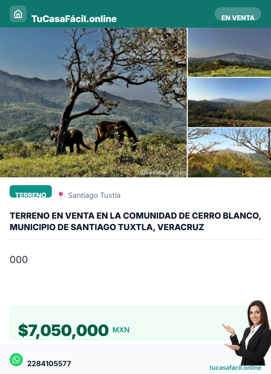 Terreno en venta en Comunidad Cerro Blanco, Santiago Tuxtla, foto 7