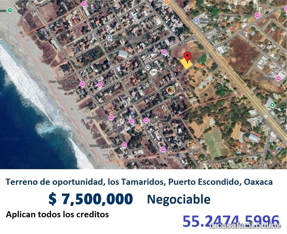 Terreno en venta en los tamaridos, Puerto Escondido, foto 1