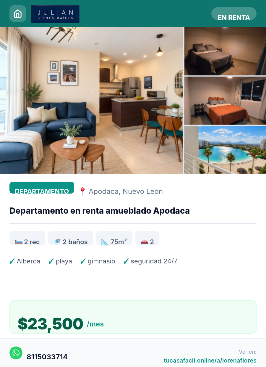 Departamento en renta en Crystal Lagoons, Apodaca, foto 5