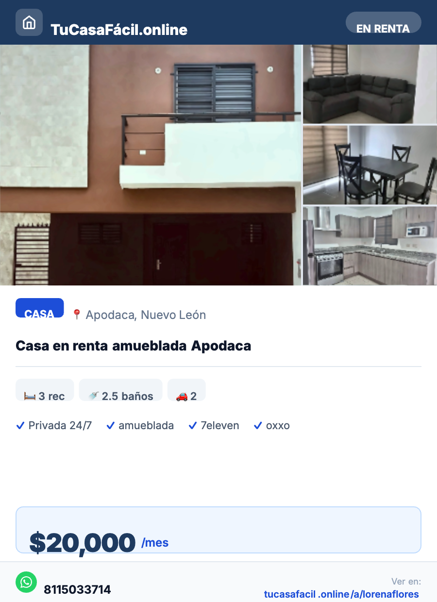 Casa en renta en Almería, Apodaca, foto 5
