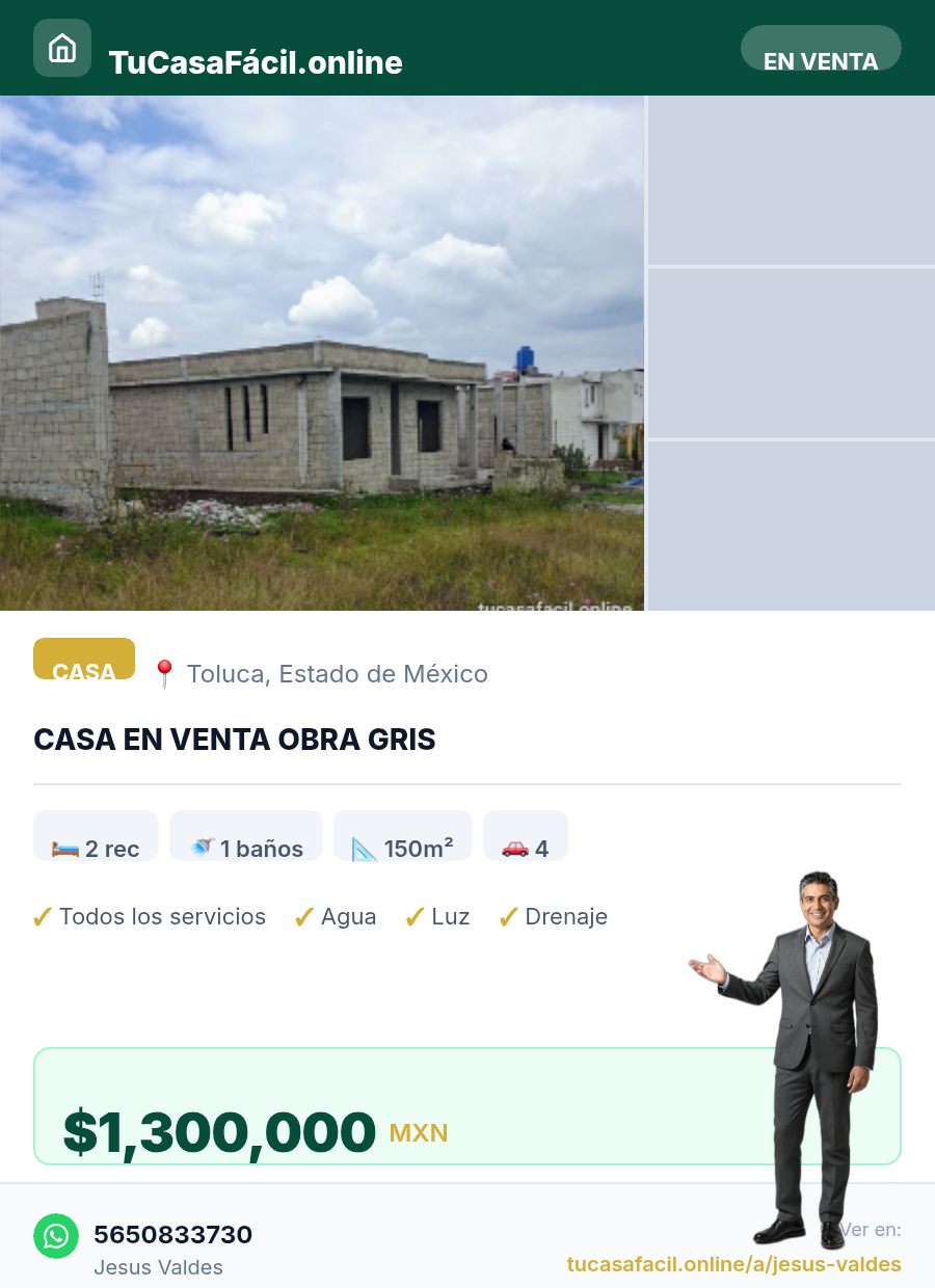Casa en venta en San Pablo Actopan, Toluca, foto 2