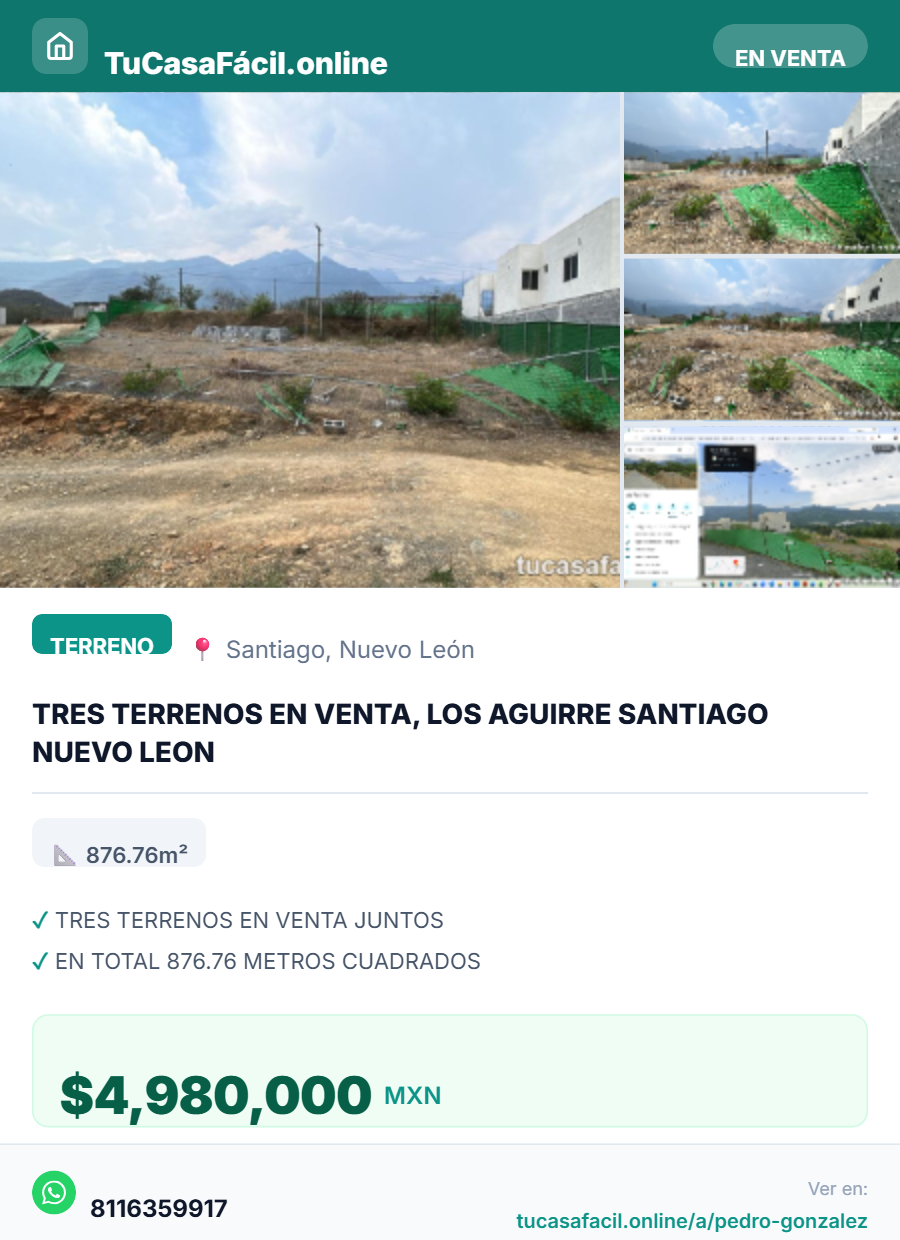 Terreno en venta en LOS AGUIRRE, Santiago, foto 8